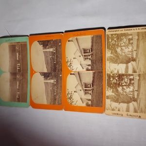 Antique Stereographic Cards of Waterbury Vermont Photographed By C. K. Ober